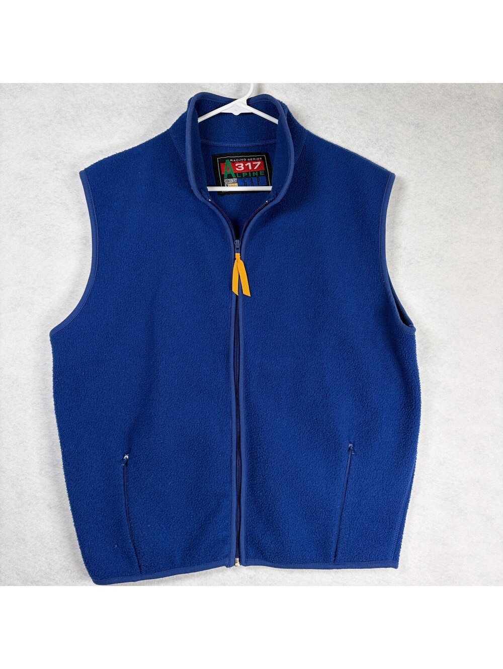 GAP Alpine Racing Series 317 Blue Fleece Vest Medium